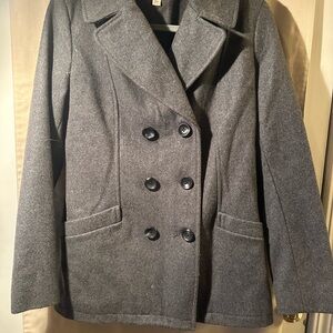 grey coat